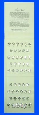 Coins Franklin Mint States Of The Union Mini-coin Set, Sterling Silver New