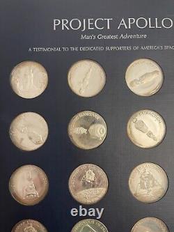 Coins Project Apollo Man's Greatest AdventureSet20 Franklin Mint Limited Edition