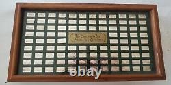 Collector Car Classics 100 Sterling Silver Ingots Franklin Mint Not Scrap Case