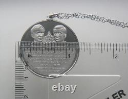 Columbia Space Shuttle Eyewitness Medal Sterling Silver Limited Ed FRANKLIN MINT