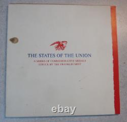 Complete Set The Franklin Mint States of the Union Sterling Silver Proof Medals