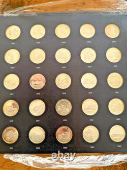 Complete Set of (3)1969 Franklin Mint Sterling Silver Antique Car Coins