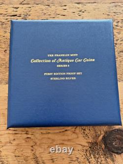 Complete Set of (3)1969 Franklin Mint Sterling Silver Antique Car Coins