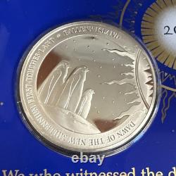 Dawn of the New Millennium Eyewitness 3 Medal Set Sterling Silver