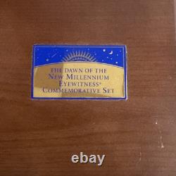 Dawn of the New Millennium Eyewitness 3 Medal Set Sterling Silver