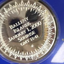 Dawn of the New Millennium Eyewitness 3 Medal Set Sterling Silver