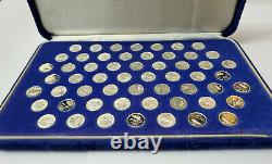 Declaration of Independence Sterling Silver Mini-Coin Collection Franklin Mint