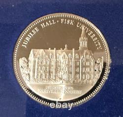 FISK JUBILLY SINGERS Old Proof Sterling Silver Medal, Franklin Mint