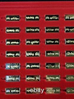 FM World's Greatest Performance Cars 24k EP over Sterling Silver 8+ t/oz. 999