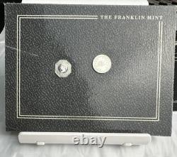 FRANKLIN MINT 100 GREATESTS STAMPS OF THE WORLD MINIATURE SILVER Qty 16 RARE
