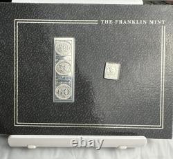 FRANKLIN MINT 100 GREATESTS STAMPS OF THE WORLD MINIATURE SILVER Qty 16 RARE