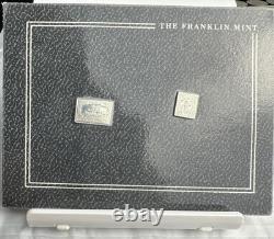 FRANKLIN MINT 100 GREATESTS STAMPS OF THE WORLD MINIATURE SILVER Qty 16 RARE