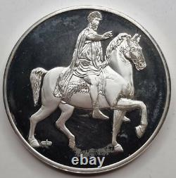 FRANKLIN MINT 100 Greatest Masterpieces Silver Proof Coin Marcus Aurelius