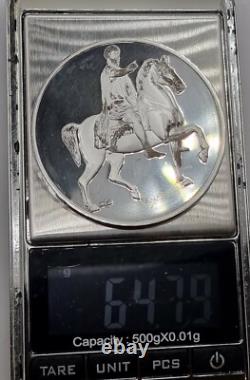 FRANKLIN MINT 100 Greatest Masterpieces Silver Proof Coin Marcus Aurelius