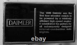 FRANKLIN MINT 1000 Grain. 925 Silver 1886 DAIMLER 4 Wheeled Car Art Bar