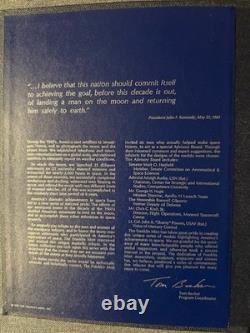 FRANKLIN MINT 1970 AMERICA IN SPACE 1st ED. STERLING SILVER PROOF 24 MEDAL SET