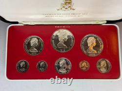 FRANKLIN MINT 1980 Cayman Islands Proof Set Sterling Silver RARE