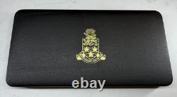 FRANKLIN MINT 1980 Cayman Islands Proof Set Sterling Silver RARE