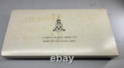 FRANKLIN MINT 1980 Cayman Islands Proof Set Sterling Silver RARE