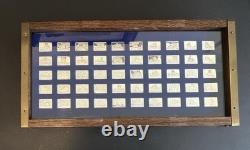 FRANKLIN MINT Great Sailing Ships 50 Mini SS Ingots, 151g of 925, FREE SHIPPING