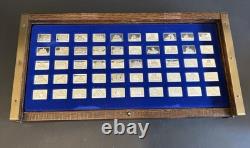 FRANKLIN MINT Great Sailing Ships 50 Mini SS Ingots, 151g of 925, FREE SHIPPING
