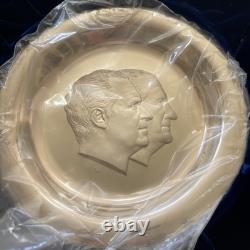 FRANKLIN MINT Nixon Official 1973 Presidential Inaugural Plate Sterling Silver