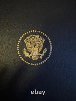 FRANKLIN MINT Nixon Official 1973 Presidential Inaugural Plate Sterling Silver