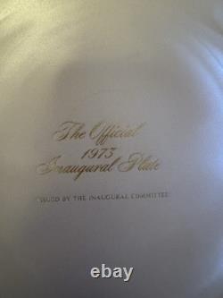 FRANKLIN MINT Nixon Official 1973 Presidential Inaugural Plate Sterling Silver