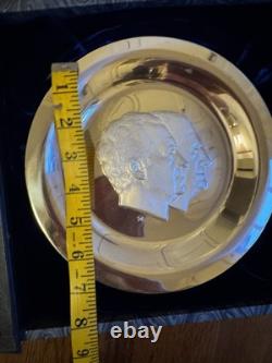 FRANKLIN MINT Nixon Official 1973 Presidential Inaugural Plate Sterling Silver