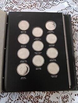 FRANKLIN MINT OFFICIAL AMERICAN SPACE FLIGHT 925 SILVER ANNIVERSARY 25 + 5 Coins