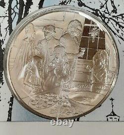 FRANKLIN MINT POSTMASTERS OF AMERICA COMMEMORATIVE MEDALS 16.8 ozs Silver