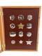 Franklin Mint Sterling Silver Western Lawman Badge Set With Display Case