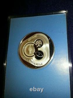 FRANKLIN MINT Sterling Silver SKYLAB I II & II EYEWITNESS MEDALS Set Limited Ed