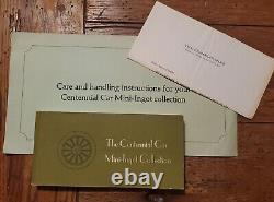 FRANKLIN MINT The Centennial Car Mini-Ingot Collection Sterling Silver Bars