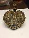 Faberge Imperial Crown Franklin Mint Sterling Silver Garnet And 14k Gold