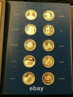 Fifty-State Proof Bicentennial Medal Collection 50.925 Sterling Silver Medals