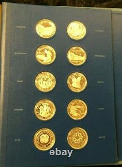 Fifty-State Proof Bicentennial Medal Collection 50.925 Sterling Silver Medals