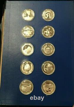 Fifty-State Proof Bicentennial Medal Collection 50.925 Sterling Silver Medals