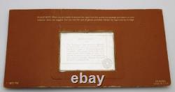 First Edition Franklin Mint Great Sailing Ships Endeavor Sterling Silver Ingot