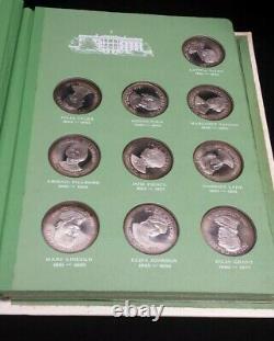 First Ladies of the United States Sterling Silver Proof Set 40 Medals with COA