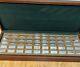 First Proof Collection Franklin Mint 50 Bars Sterling Ship Ingots Withoriginal Box