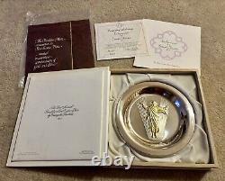 First Release 1973 Franklin Mint Sterling Silver Plate The Resurrection of Jesus