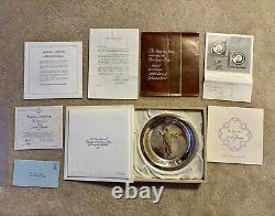 First Release 1973 Franklin Mint Sterling Silver Plate The Resurrection of Jesus