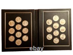 Franklin MInt Sculptors' Studio Series I Silver Medal Set 50 ozt 900 Minted