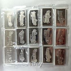 Franklin Mint (1 of 15), Sterling Silver Centennial Classical cars, Bullion, Ag