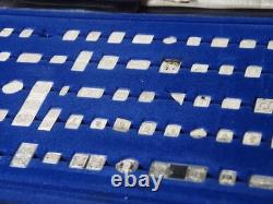 Franklin Mint 100 Greatest Stamps Sterling Silver Set with COA Cards READ Incompl