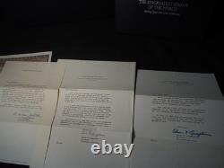 Franklin Mint 100 Greatest Stamps Sterling Silver Set with COA Cards READ Incompl