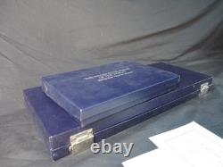 Franklin Mint 100 Greatest Stamps Sterling Silver Set with COA Cards READ Incompl