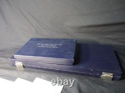 Franklin Mint 100 Greatest Stamps Sterling Silver Set with COA Cards READ Incompl
