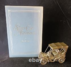 Franklin Mint 172 g Sterling Silver Car Miniatures-1903 Fiat Issue No. 1